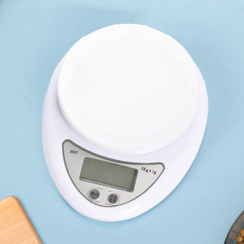 Ψηφιακή ζυγαριά κουζίνας 5000g x 1g με οθόνη LCD και μπολ 2