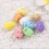 Mini Speckled Easter Foam Eggs 0.79x1.18In 9pcs 7