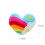Heart-Shaped Plush Pillow Soft Stuffed Toy 1pc 4