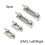 Spring Loaded Latch Security Bolt for Cabinet Door 5 pcs 2