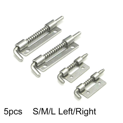 Spring Loaded Latch Security Bolt for Cabinet Door 5 pcs 2