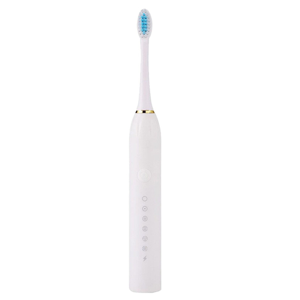 Tahtuvzn Electric Toothbrush with 8 Brush Heads and 6-Speed
