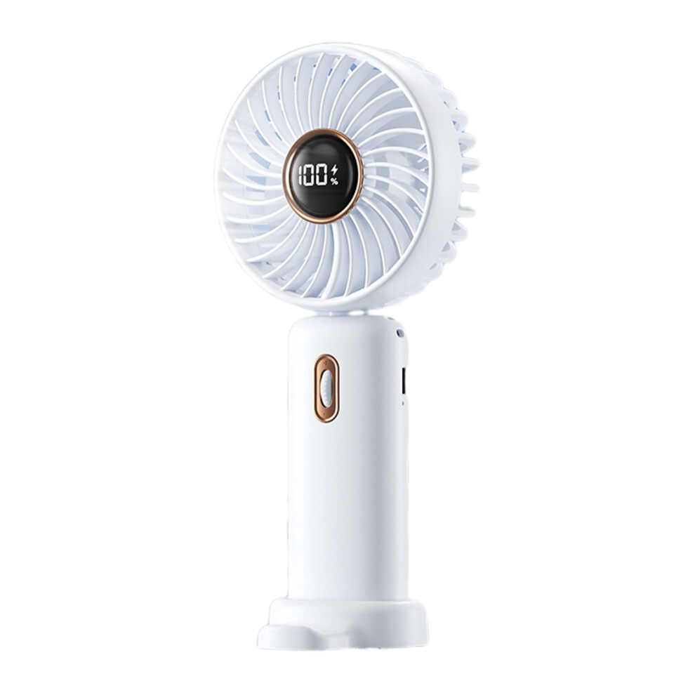 Tahtuvzn F8 Handheld Fan With Digital Display 2-In-1 975221710642