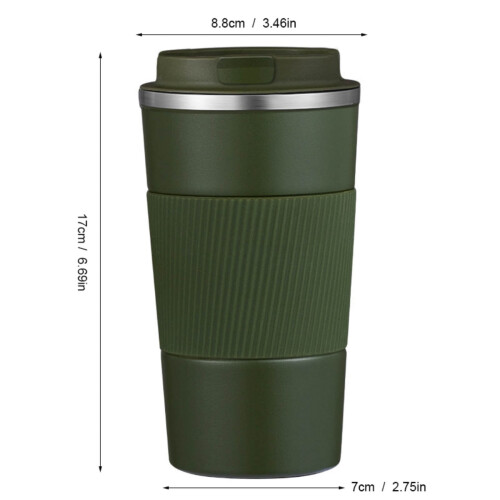 Κούπα ταξιδιού από ανοξείδωτο ατσάλι 510ml με θερμομόνωση και στεγανότητα 2