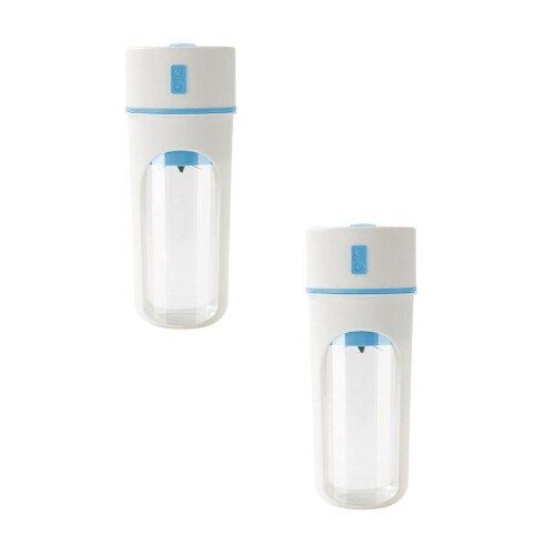 Xubond Portable USB Juicer Blue Cold Press Small Juice Cup