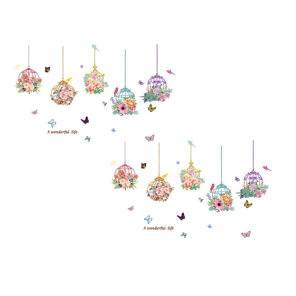 Xubond Flower Wall Stickers Removable Home Decor 1 Set 975221715920