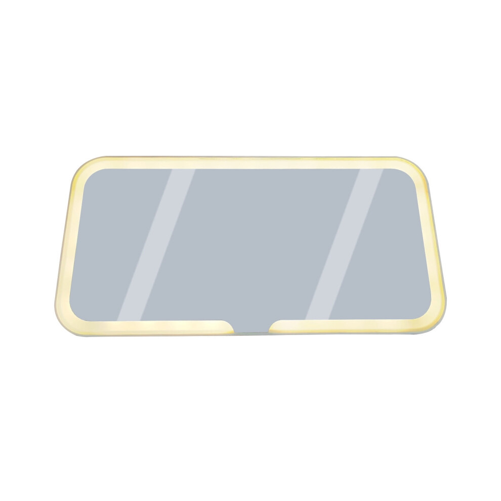 Car Sun Visor Mirror Rechargeable 3-Mode Dimmable