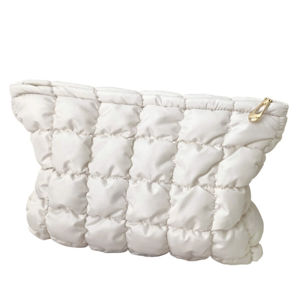 Soft quilted cosmetic bag for women 1 piece