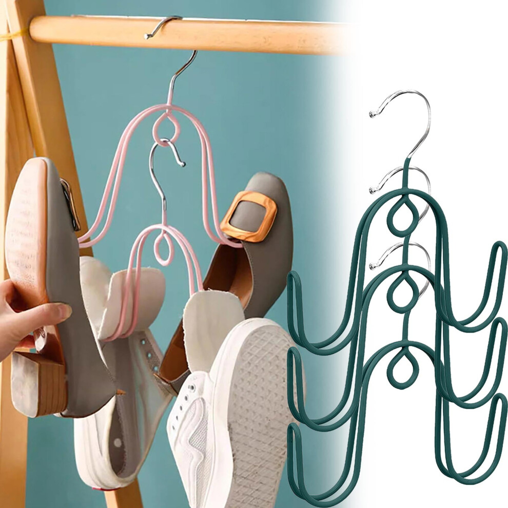 Xubond Stainless Steel Shoe Drying Rack With Double Hook, 975221702227