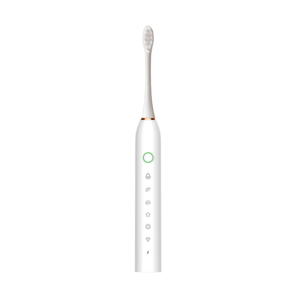 Tahtuvzn Electric Toothbrush with 6 Brush Heads