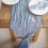Boho Gauze Table Runner Blue Soft Crinkled Polyester 1 Pack 5