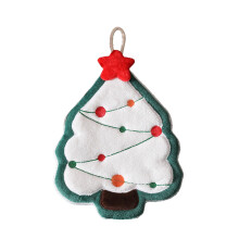 Liquidation ! Serviette de Noël en polaire corail Tahtuvzn, cadeau idéal pour la cuisine ou les amis.