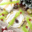 Christmas Tree Ornaments Lime Green Red 8 pcs 4