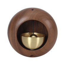 Wooden Dopamine Doorbell Round Wind Chime 1pc