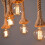 Rope Pendant Light Rustic 2 M Vintage Ceiling Lamp 2