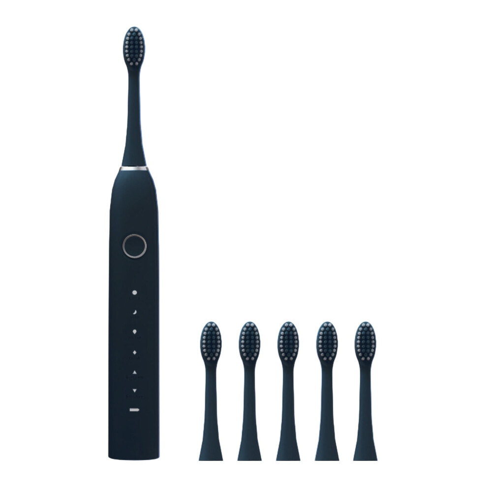 Tahtuvzn Electric Toothbrush with 6 Brush Heads and 6 Modes