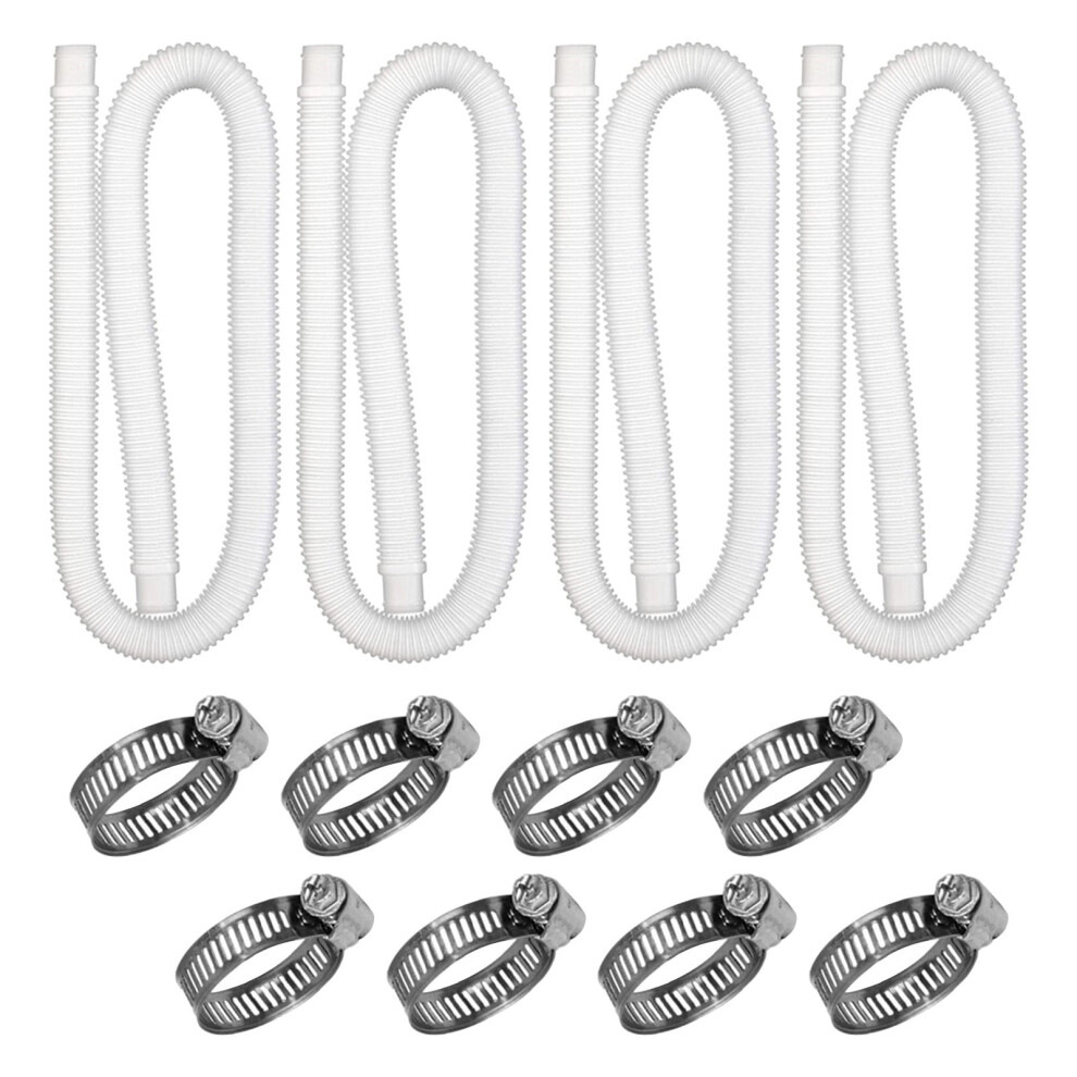 Pool Hose Set 1.25 Inch Diameter 59 Inch 4 Pieces 975221710680