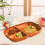 MuYan divided dinner plates for adults with compartments 6