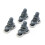 Bathroom Shower Door Roller Wheels 23mm 4-Pack 7