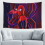 Tapeçaria de parede do Homem-Aranha para decoração de casa, 152 x 102 cm (60 x 40 polegadas) 1