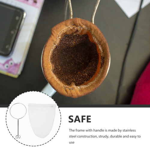 YULIJU Kaffeesocken-Sieb, superfeines Netzgewebe 2