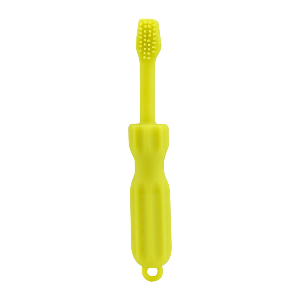 Silicone baby chew toys toothbrush shape 6 pcs