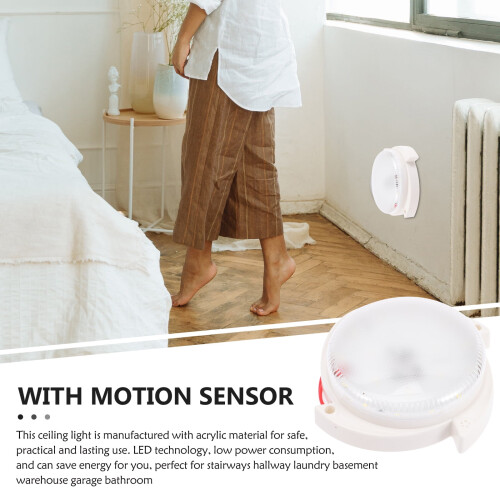 LED Ceiling Sensor Light Bedroom Pendant Fixture White 1