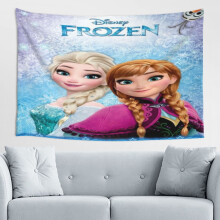 Arazzo da parete a tema Frozen per la decorazione della casa, 60x40 pollici.