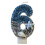 Birthday Number Candle Blue Gray Ocean Theme 1 2