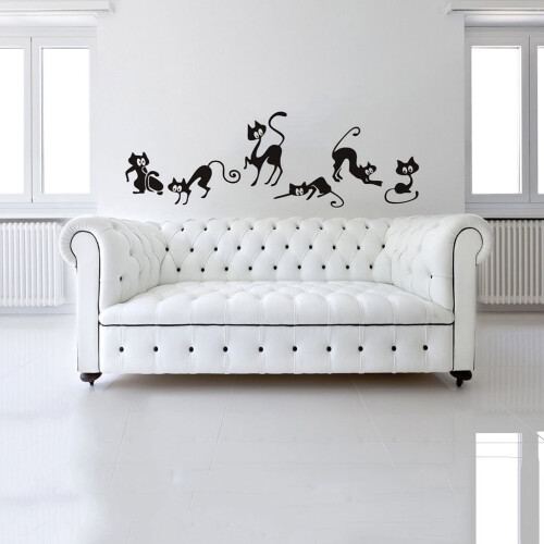 Kids Wall Stickers Animal Mural Set 6 Pieces 2
