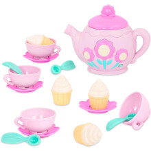 Battat - Play Circle - Singing Teapot - Toy Food - Pretend Play - Kitchen Set - 3+ Years(17 Pieces)