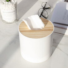 Boîte à mouchoirs en bois compatible avec les modèles rectangulaires et ronds, couvercle amovible, idéale pour la maison, le restaurant, le salon
