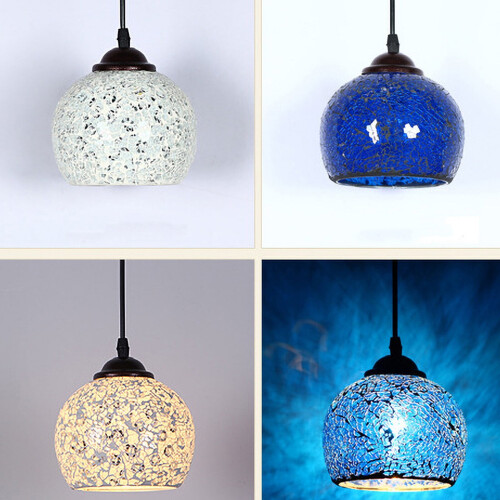 Wall Light Shade Mosaic Glass Globe E26/E27 1