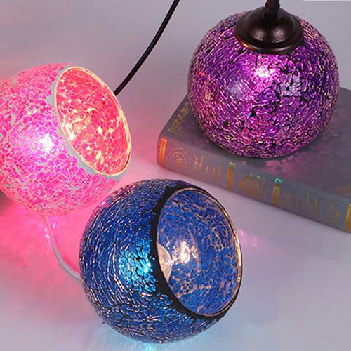 Wall Light Shade Mosaic Glass Globe E26/E27 2