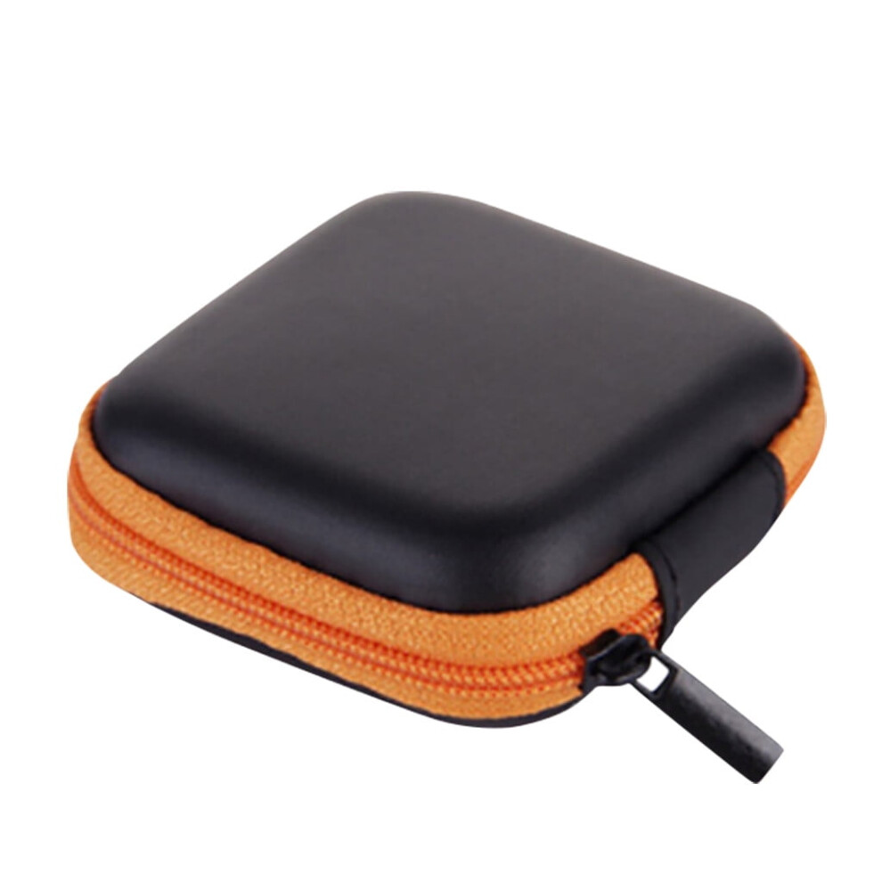 Leather Earphone Storage Pouch With Mini Zipper 972700084140
