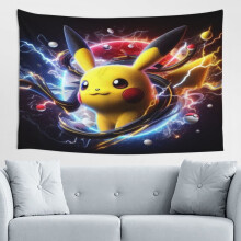 Pokémon faliszőnyeg lakberendezés60x40 hüvelyk