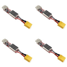 4X 2S-6S Lipo Lithium Batterie XT60 auf USB-Ladegerät-Konverter mit Spannungsanzeige-Adapterplatine zum Schutz der Telefonfunktionen