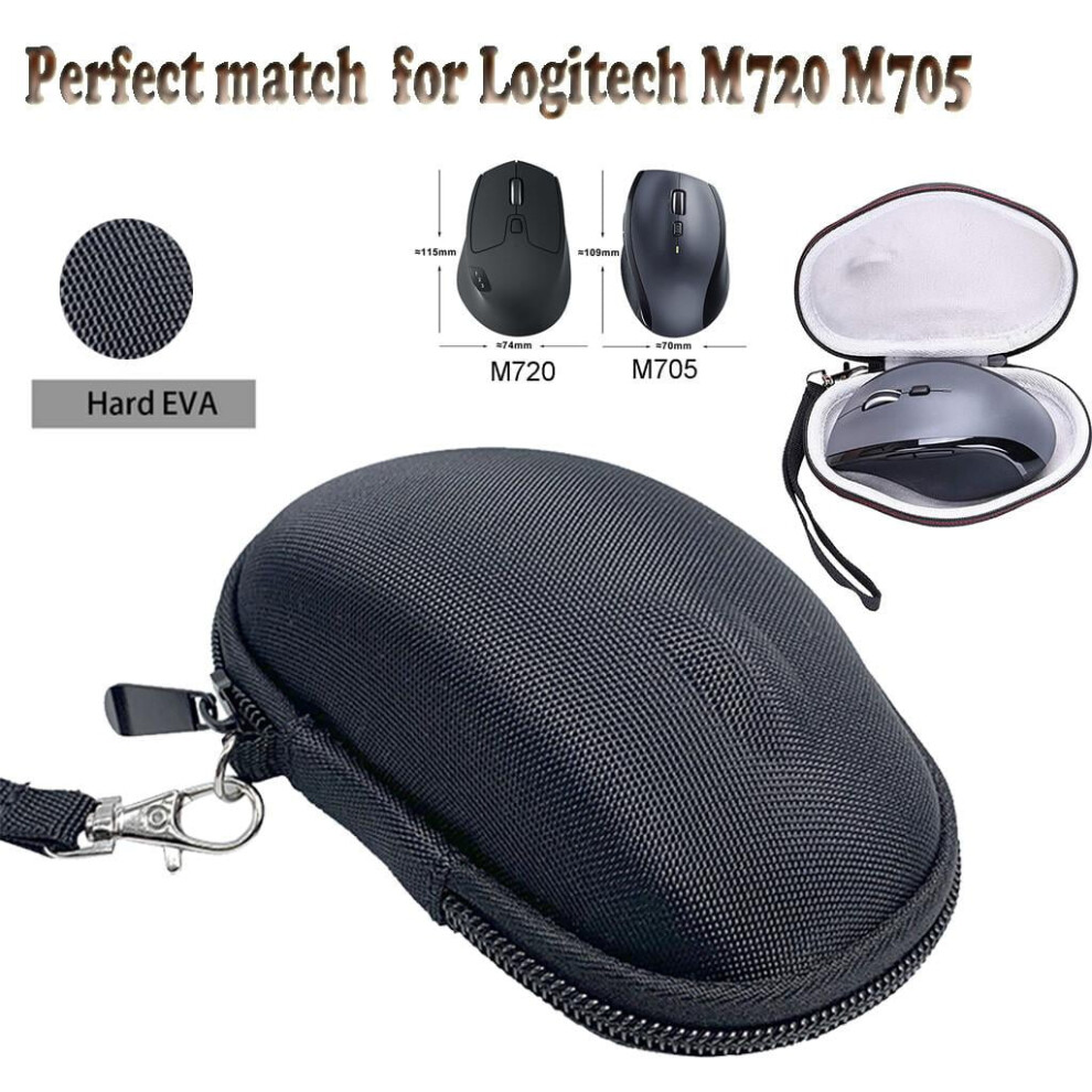 Logitech M720/M705 Wireless Mouse Hard Carry Case 972700083600
