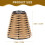 Woven lampshade replacement cover for small chandeliers 1 7