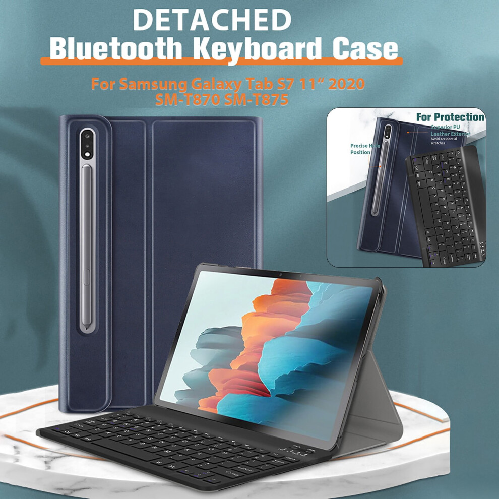 Keyboard Case For Galaxy Tab S7 11 Inch 2020 Sm-T870 T875 972700083907