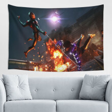 Tapisserie murale Spider-Man, décoration murale pour chambre d'enfant ou salon, 152 x 102 cm