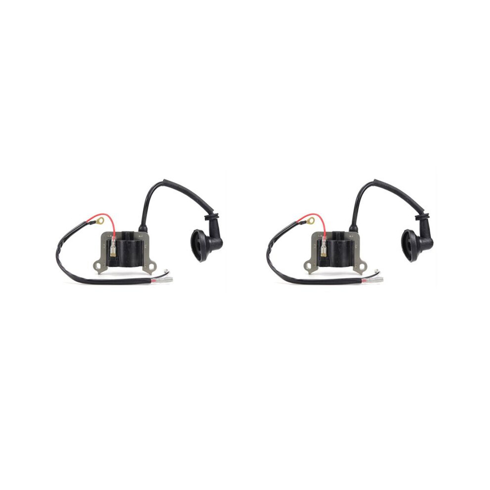 2X 40-5 44-5 Ignition Coil Fit For 43Cc 52Cc Lawn Mower Brush Cutter Grass Trimmer Accessories Garden Tools 6032401350020