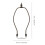 Lamp Shade Bracket Floor Lamp Wall Frame 2 Pc 3