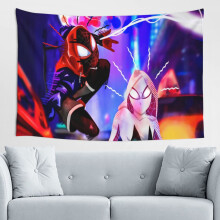 Tapisserie murale Spider-Man, décoration murale pour chambre d'enfant ou salon, 152 x 102 cm