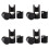 16pcs HIFI Cable Stand Booster Holder Support Frame Anti-Shock Foot Multi-Function Speaker Cable Trailing Pad Black 2