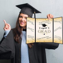 Livre d'or signé FloHua pour la remise des diplômes - Livre commémoratif des camarades de classe, décoration de chambre, compatible avec les