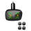 USB Intelligent Cigarette Lighter TPMS with Temperature Alarm and 4 External Sensors Display Tire Status 1
