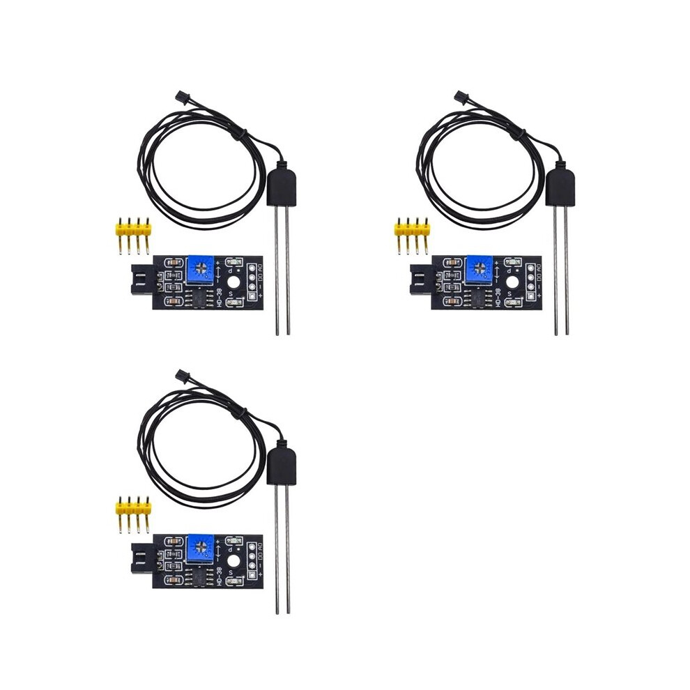 3X Soil Moisture Sensor Detector Module Soil Moisture Test Soil Humidity Test Resistance Probe 6032002774737