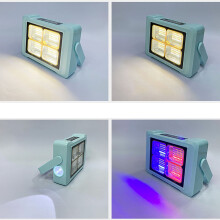 Lâmpada portátil FloHua com energia solar, USB e à prova de chuva para trabalho.