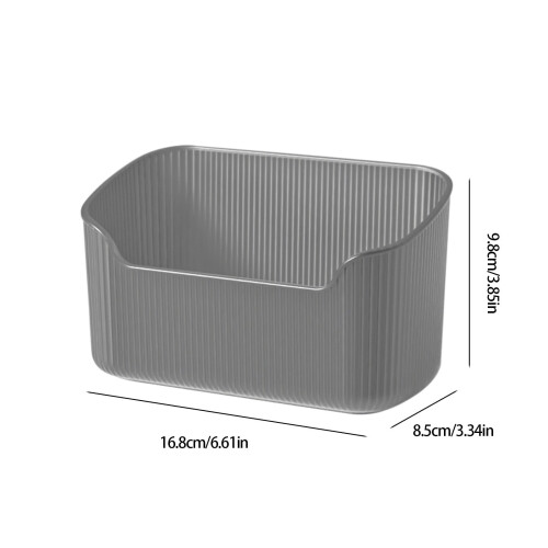 Transparent plastic makeup case for brushes, palettes, and 2